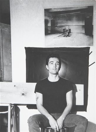 UGO MULAS (1928-1973) Philip Fagan posa per un film di Andy Warhol1964stampa...