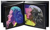 8 PORTRAIT OF A.WARHOL/I.BERGMAN volume tipo Leporello (fisarmonica...