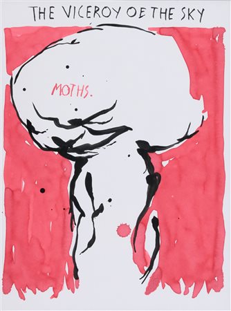 Raymond Pettibon (Tuxon 1957) The viceroy of the sky, 1991 Inchiostri su...