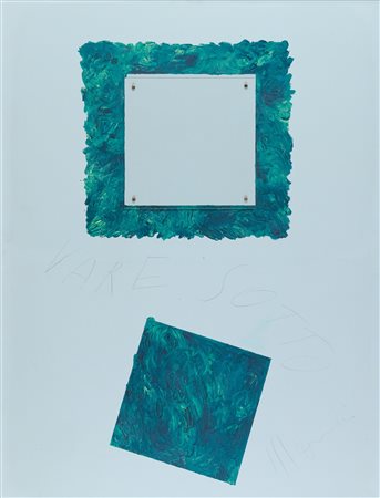 Aldo Mondino (Torino 1938-Torino 2005) Vare sotto Acrilico e plexiglas su...