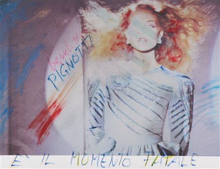 Lamberto Pignotti (Firenze 1926) È il momento fatale Acrilici su tela...