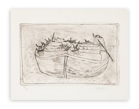 ANTON ZORAN MUSIC (1909-2005) - Il traghetto IV, 1949