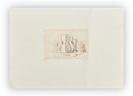 ESO PELUZZI (1894-1985) - Senza Titolo, 1982