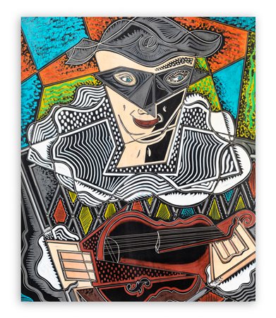 PIPPO ORIANI (1909-1972) - Arlecchino violinista, 1965