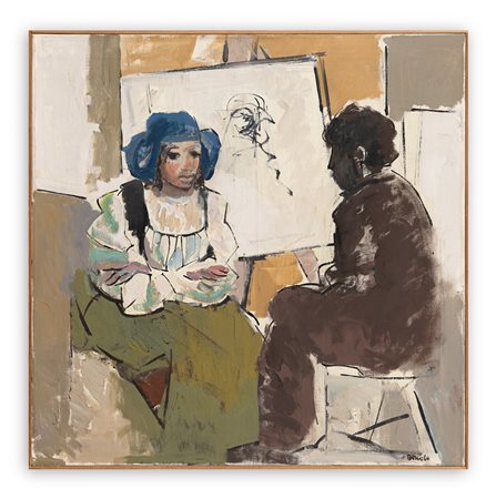 DOMENICO BOSCOLO NATTA (1925-2002) - Senza Titolo, 1984