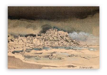 GIOVAN BATTISTA DE ANDREIS (1938) - Porto Maurizio su ponente, 1982
