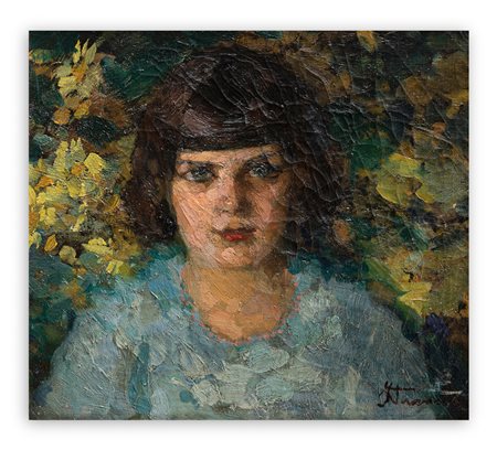 ISABELLA PIROVANO (1890-1976) - Senza Titolo (Volto femminile)