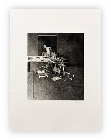 GIANFRANCO FERRONI (1927-2001) - Senza Titolo, 1971