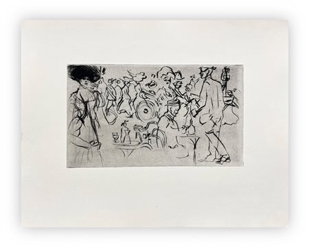 ANSELMO BUCCI (1887-1955) - L'aperitivo, 1909