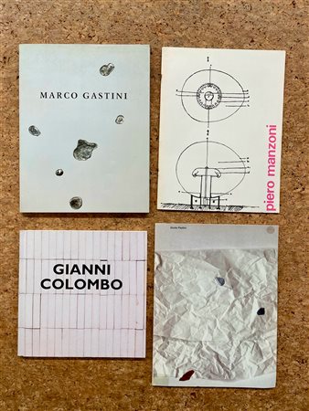 ARTISTI ITALIANI DEL DOPOGUERRA - Lotto unico di 4 cataloghi