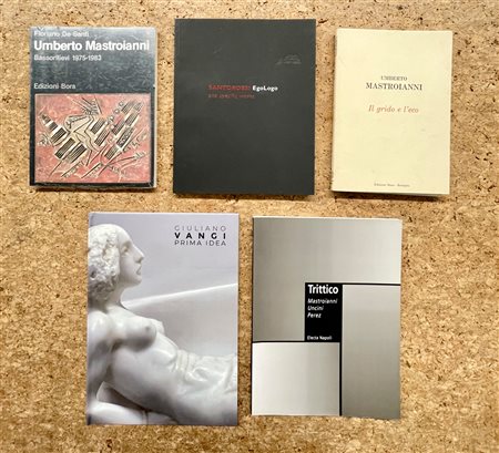 SCULTURA ITALIANA - Lotto unico di 5 cataloghi