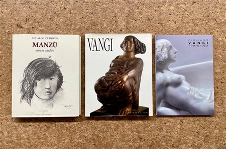 GIACOMO MANZÙ E GIULIANO VANGI - Lotto unico di 3 cataloghi