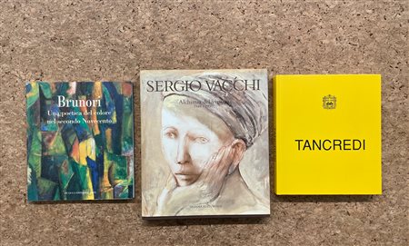 ENZO BRUNORI, SERGIO VACCHI E TANCREDI PARMEGGIANI - Lotto unico di 3 cataloghi