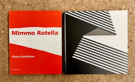 MIMMO ROTELLA E MARCELLO MORANDINI - Lotto unico di 2 cataloghi