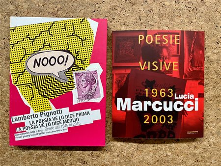 POESIA VISIVA (PIGNOTTI, MARCUCCI) - Lotto unico di 2 cataloghi