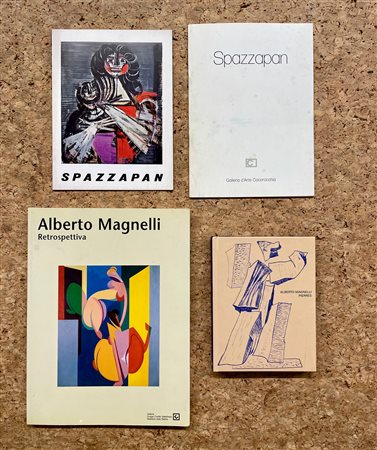 ALBERTO MAGNELLI E LUIGI SPAZZAPAN - Lotto unico di 4 cataloghi