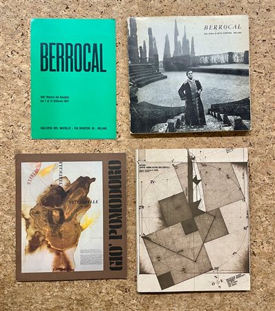 MIGUEL BERROCAL E GIO POMODORO - Lotto unico di 4 cataloghi