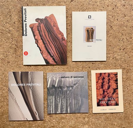 DOLORES PREVITALI - Lotto unico di 5 cataloghi