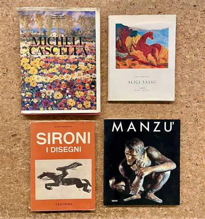 ARTISTI ITALIANI DEL '900 - Lotto unico di 4 cataloghi