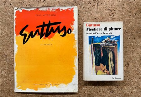 RENATO GUTTUSO - Lotto unico di 2 cataloghi