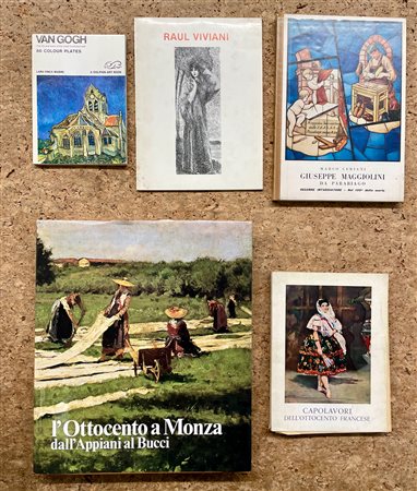 PITTURA DEL XIX E XX SECOLO - Lotto unico di 5 cataloghi
