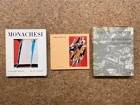 UMBERTO MASTROIANNI E SANTE MONACHESI - Lotto unico di 3 cataloghi