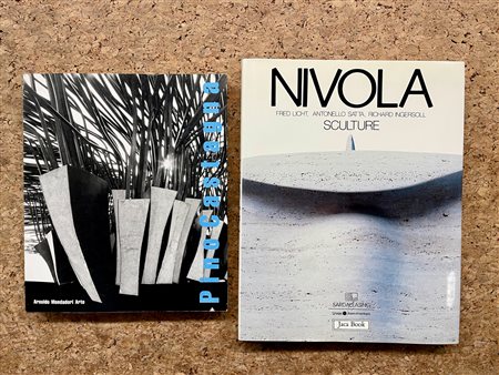 PINO CASTAGNA E COSTANTINO NIVOLA - Lotto unico di 2 cataloghi