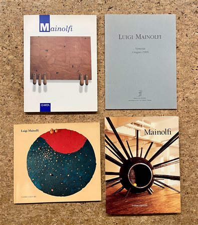 LUIGI MAINOLFI - Lotto unico di 4 cataloghi
