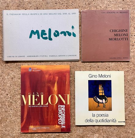 GINO MELONI - Lotto unico di 4 cataloghi