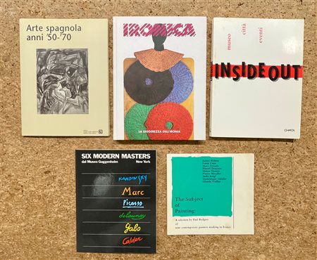 COLLETTIVE D'ARTE DEL DOPOGUERRA - Lotto unico di 5 cataloghi