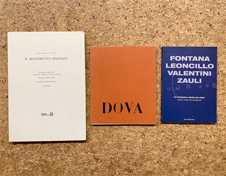 ARTISTI ITALIANI DEL DOPOGUERRA - Lotto unico di 3 cataloghi