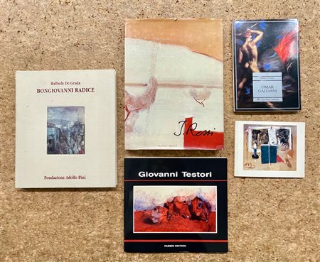 PITTURA ITALIANA DEL DOPOGUERRA - Lotto unico di 5 cataloghi