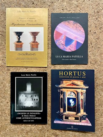 CATALOGHI AUTOGRAFATI (LUCA MARIA PATELLA) - Lotto unico di 4 cataloghi, di cui 3 autografati: