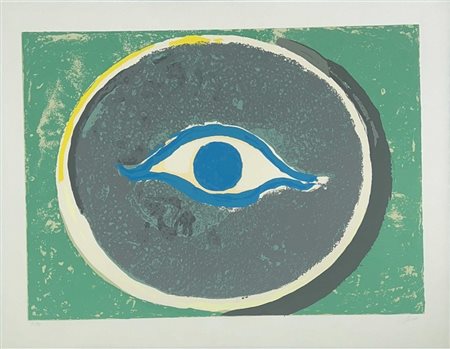 Virgilio Guidi, Tondo con occhio