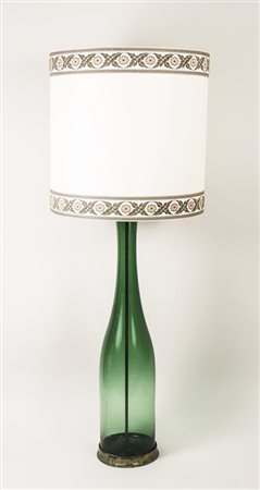 GRANDE LAMPADA - HIGH GLASS BOTTLE LAMP la base realizzata con una bottiglia...