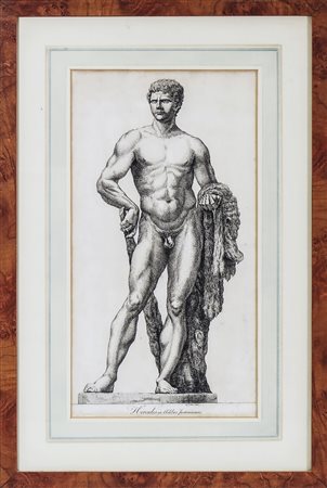 RICHARD DALTON (1715-1791) Hercules acquaforte - etching, in cornice, difetti...