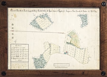 CABREO Toscana, 1819 acquerello e inchiostro su carta - watercolour and ink...