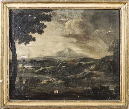 SCUOLA VENETA DEL XVIII SECOLO - VENETIAN SCHOOL OF 18TH CENTURY Paesaggio...