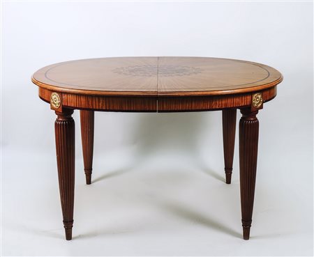 TAVOLO TONDO ALLUNGABILE IN CILIEGIO - CHERRYWOOD EXTENDING DINING TABLE...