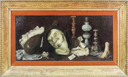 OSMAN LORENZO DE SCOLARI (1908-1988) Natura morta - Still Life olio su tela -...