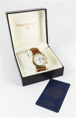 CRONOGRAFO IN ACCIAIO E ORO GP 7000 - STEEL AND GOLDEN CHRONOGRAPH...