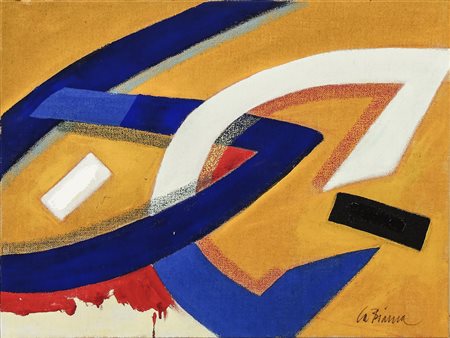 DINO LA BIANCA Senza titolo - Untitled olio su tela - oil on canvas, firmato...