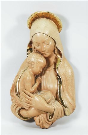 MADONNA CON BAMBINO - THE MADONNA AND CHILD Manifattura Zaccagnini -...