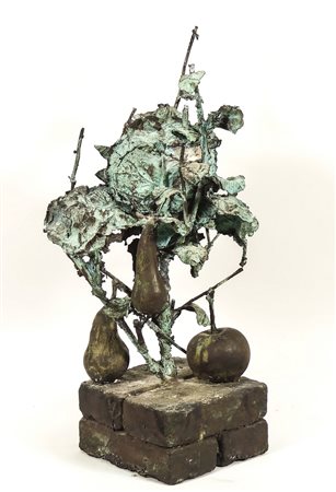 ALIK CAVALIERE (1926-1998) Senza Titolo - Untitled gruppo in bronzo - bronze,...