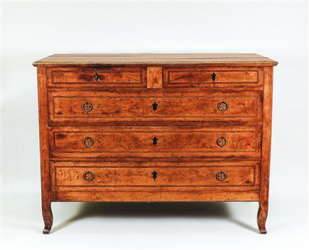 CASSETTONE IMPIALLACCIATO IN CILIEGIO - CHERRYWOOD VENEERED COMMODE fine...