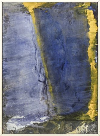 ALBERTO MORETTI Senza Titolo - Untitled tecnica mista su carta applicata a...