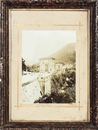 TRE FOTOGRAFIE D'EPOCA - THREE OLD PHOTOGRAPHS con vedute della lucchesia tra...