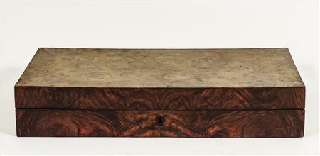 GRANDE SCATOLA IN RADICA - BRIAR BOX h cm 10x55,5x32
