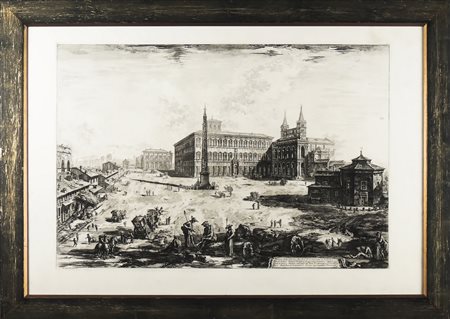 GIOVAN BATTISTA PIRANESI (1720-1778) Veduta della Piazza e Basilica di San...