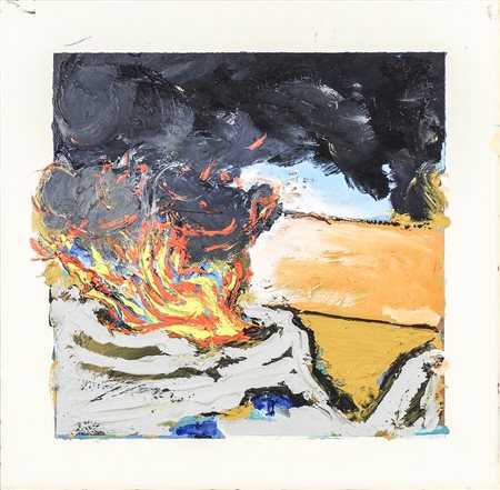 MARIO SCHIFANO (1934-1998) Senza titolo - Untitled smalto e acrilico su tela...